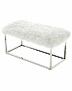 Inspired Home Camilla Ottoman Bench Accent Chairs