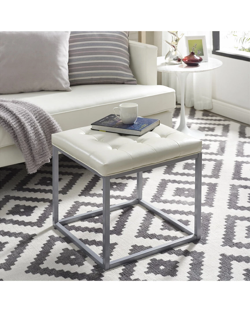 Inspired Home Logan Ottoman Ottomans & Poufs - Image 2