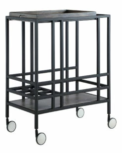 Inspired Home Kelsey Bar Cart Bar Carts & Accessories