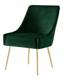 Set Of 2 Inspired Home Mazolini Velvet Dining Chair Dining Chairs & Stools