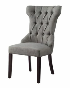 Inspired Home Set Of 2 Morgan Linen Dining Chairs Dining Chairs & Stools
