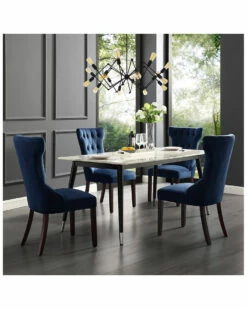 Inspired Home Set Of 2 Morgan Velvet Dining Chair Dining Chairs & Stools