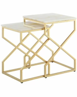 Inspired Home Patricia End Table End & Side Tables