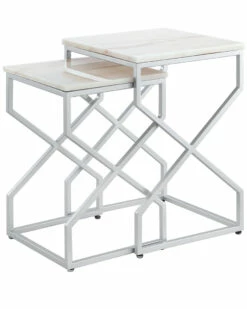 Inspired Home Patricia End Table Coffee Tables