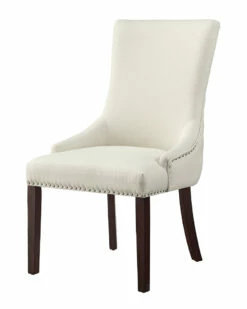 Inspired Home Set Of 2 Ruben Linen Dining Chairs Dining Chairs & Stools