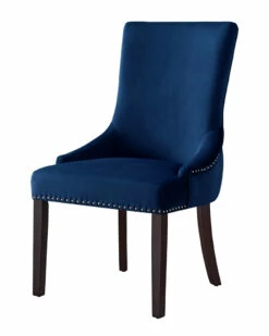 Inspired Home Set Of 2 Ruben Velvet Dining Chairs Dining Chairs & Stools