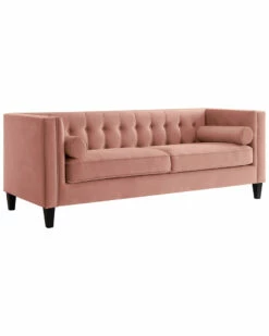 Inspired Home Pax Velvet Sofa Sofas & Sectionals