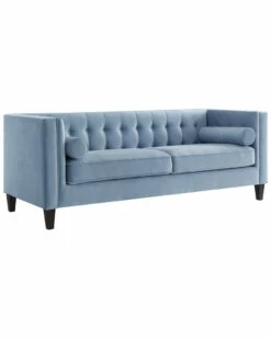 Inspired Home Pax Velvet Sofa Sofas & Sectionals