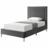 Inspired Home Valentina Velvet Platform Bed Beds & Headboards