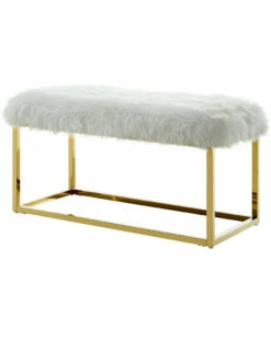 Inspired Home Camilla Ottoman Bench Accent Chairs