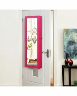 Inspired Home Vanessa Over The Door Hanging Organizer Mirror Mirrors & Wall Art