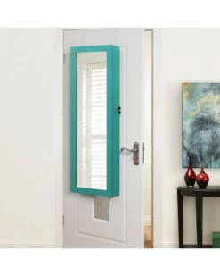 Inspired Home Vanessa Over The Door Hanging Organizer Mirror Mirrors & Wall Art