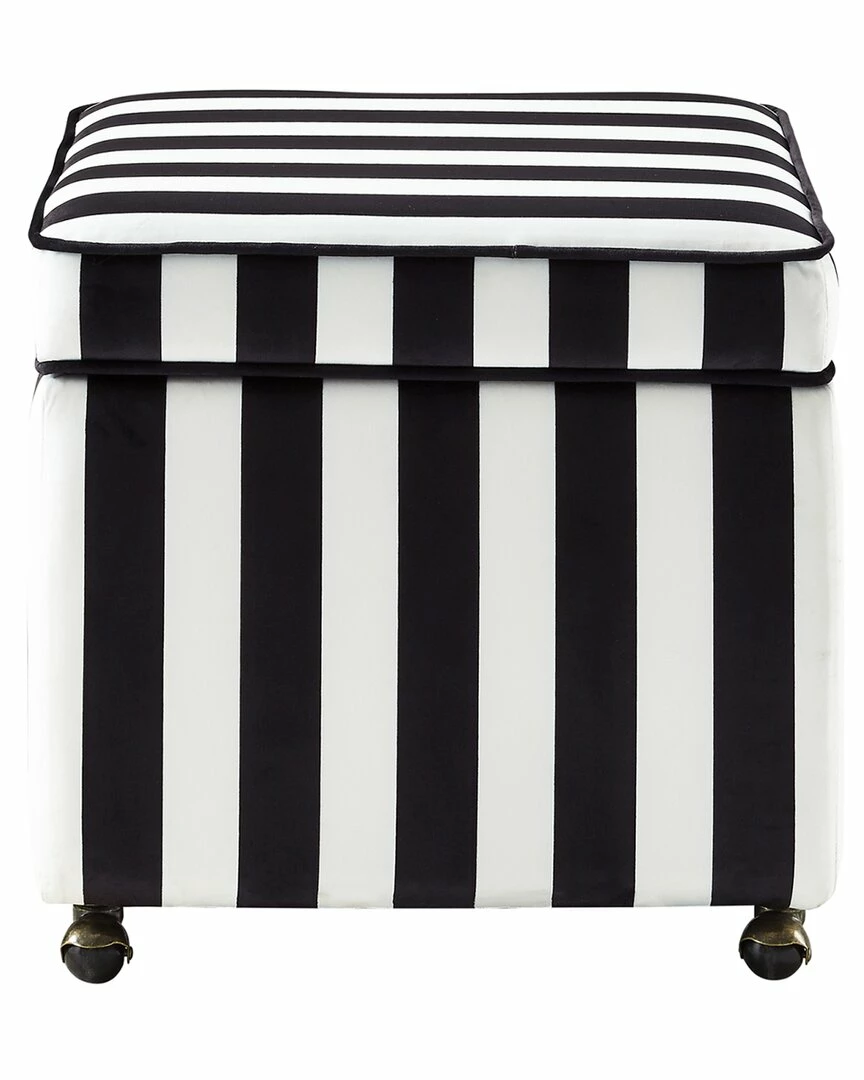 Inspired Home Martina Ottoman Cube Ottomans & Poufs