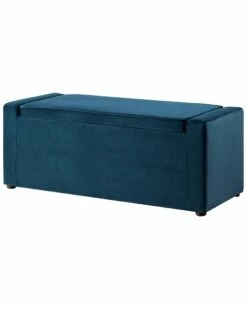Inspired Home Carson Storage Bench Ottomans & Poufs