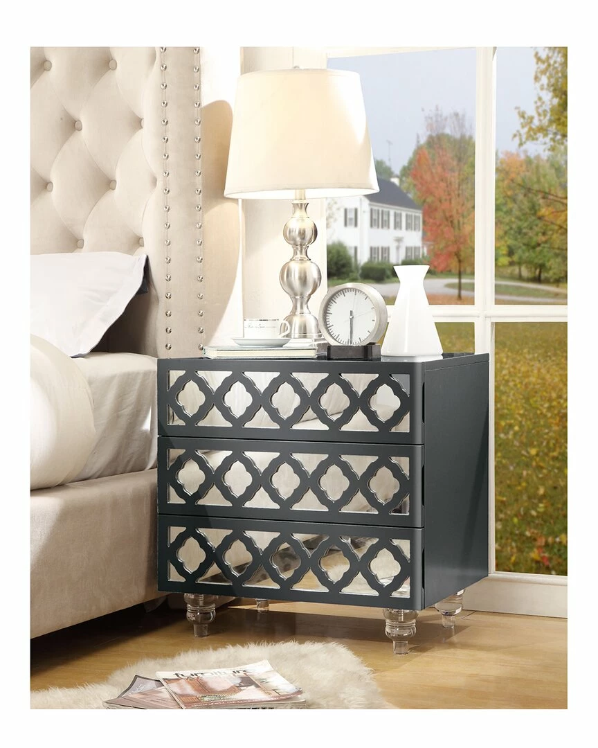 Inspired Home Billie Accent Table End & Side Tables - Image 2