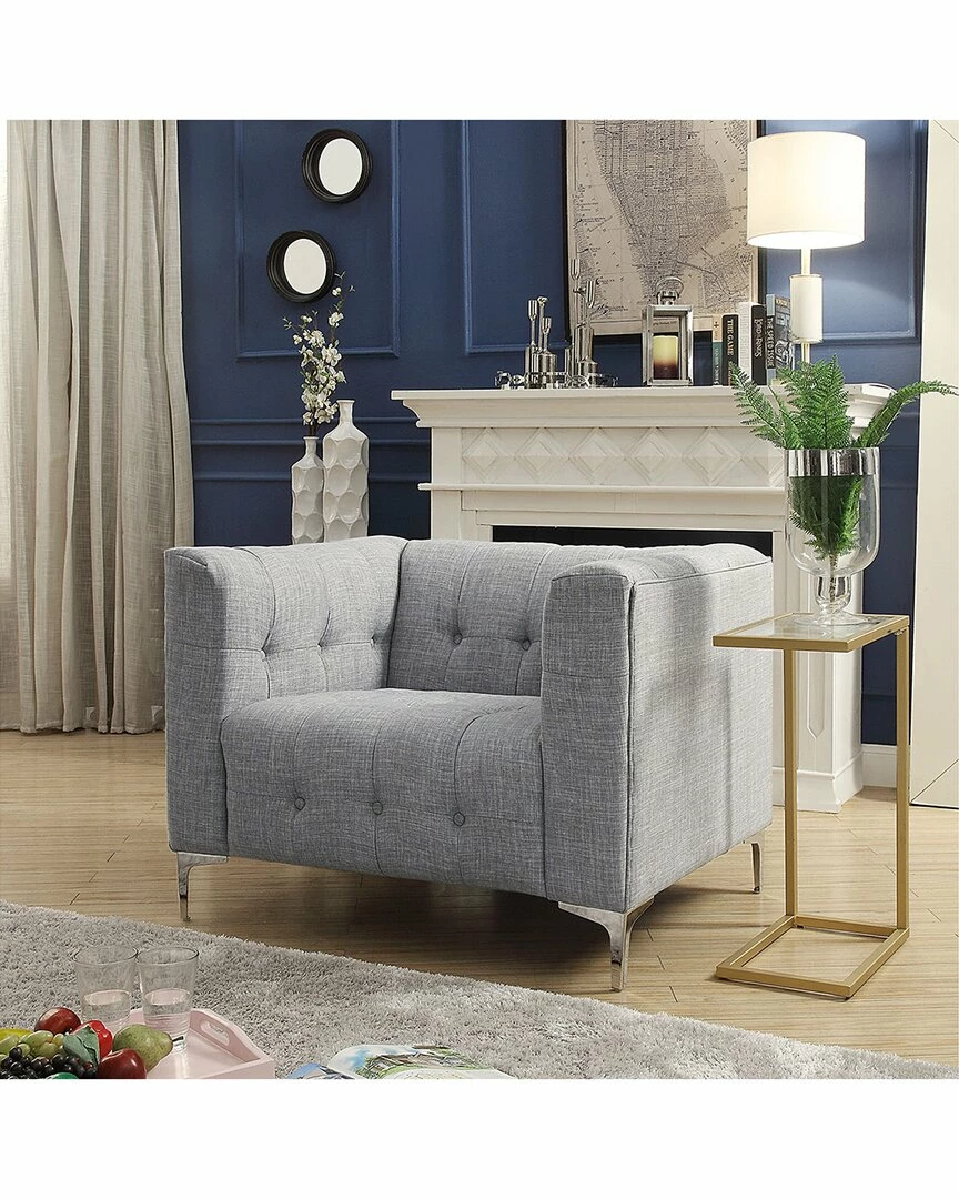 Inspired Home Vincent Club Chair Accent Chairs - Image 2