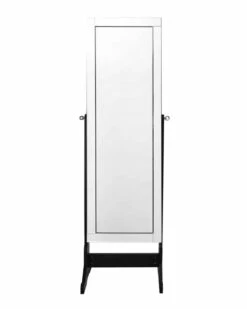 Inspired Home Margaret Armoire Makeup Storage Organizer Mirrors & Wall Art