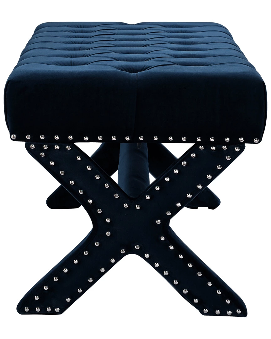 Inspired Home Jacqueline Bench Accent Chairs - Image 4