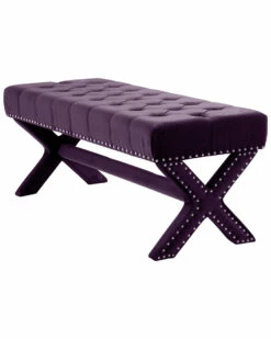 Inspired Home Jacqueline Bench Accent Chairs