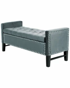 Inspired Home Scarlett Storage Bench Ottomans & Poufs