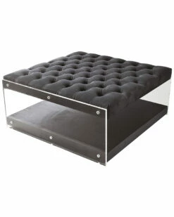 Inspired Home Morelli Oversized Ottoman Ottomans & Poufs