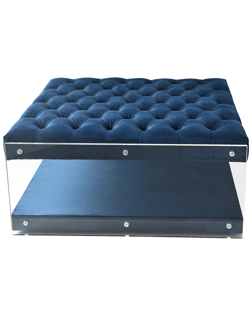 Inspired Home Morelli Oversized Ottoman Ottomans & Poufs - Image 3