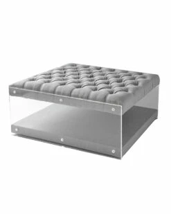 Inspired Home Morelli Oversized Ottoman Ottomans & Poufs