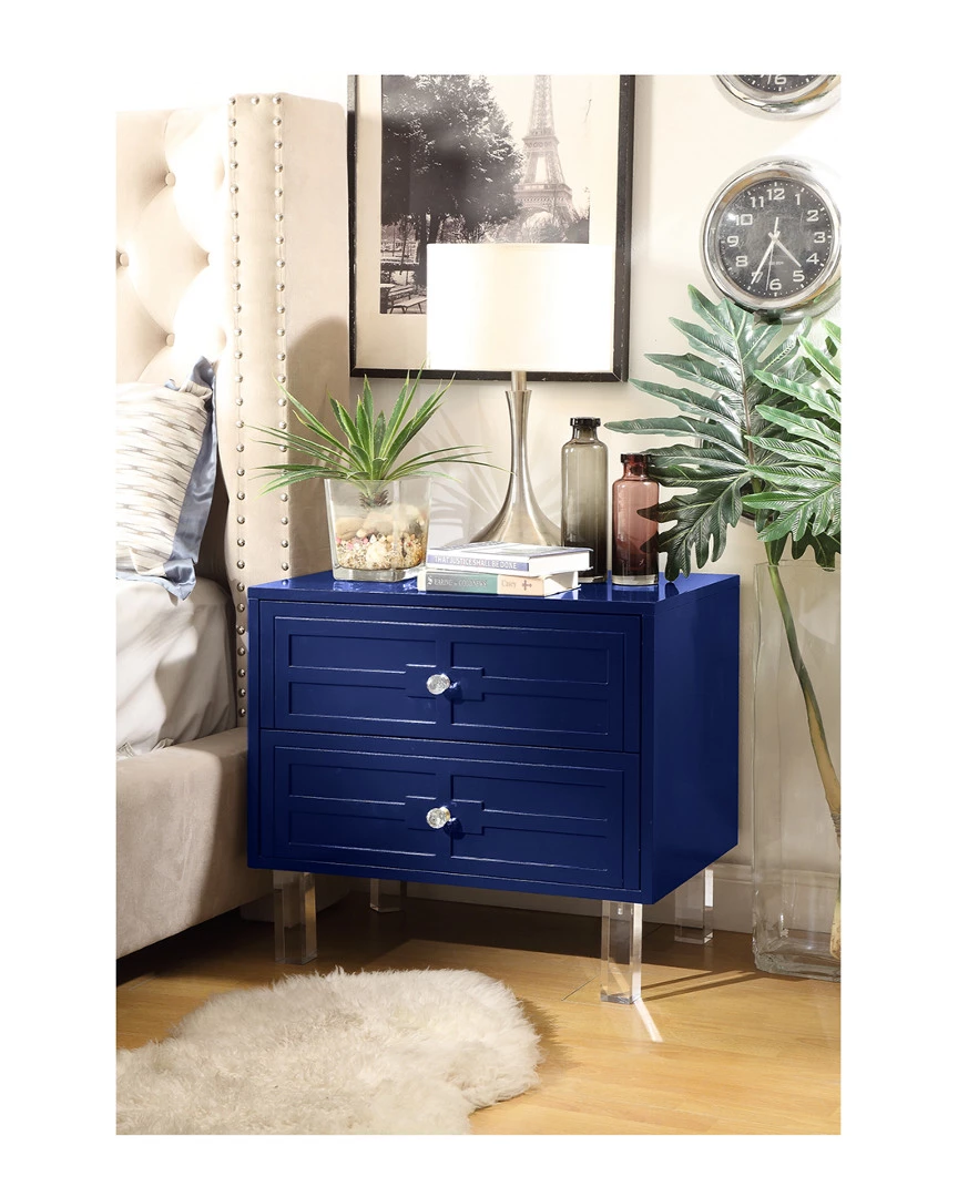 Inspired Home Maya Side Table Nightstands - Image 2