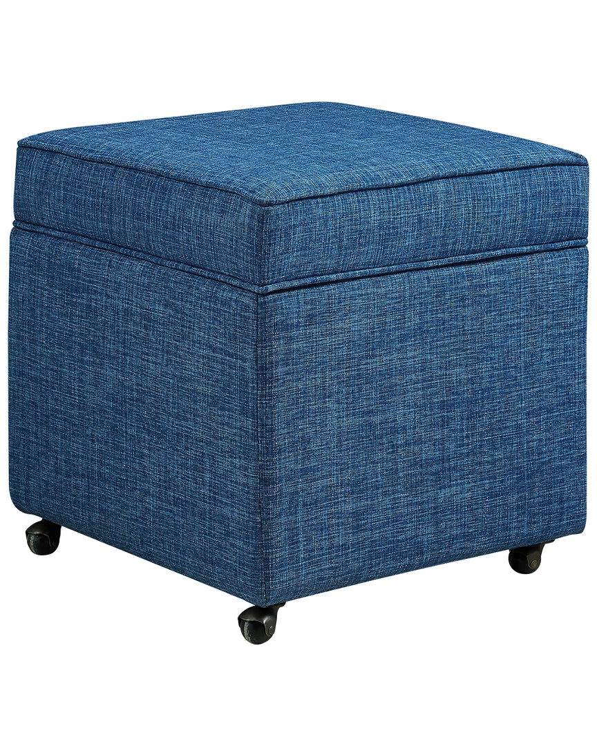 Inspired Home Martina Storage Ottoman Ottomans & Poufs