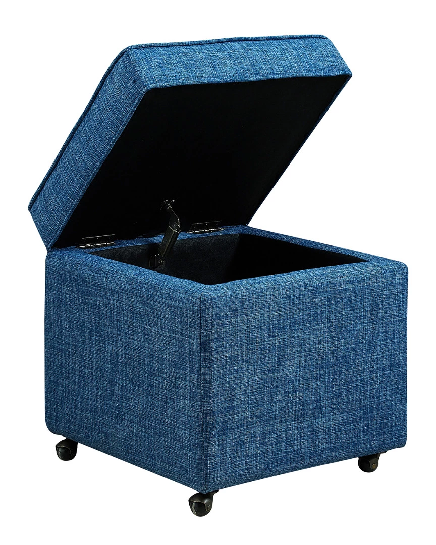 Inspired Home Martina Storage Ottoman Ottomans & Poufs - Image 3