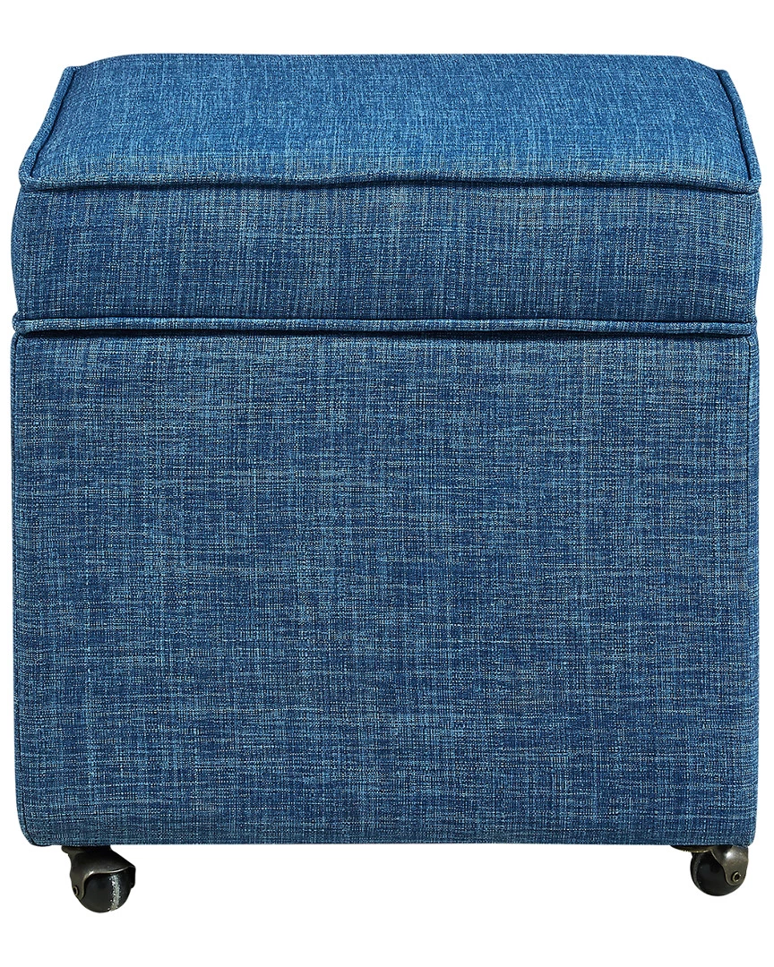 Inspired Home Martina Storage Ottoman Ottomans & Poufs - Image 4