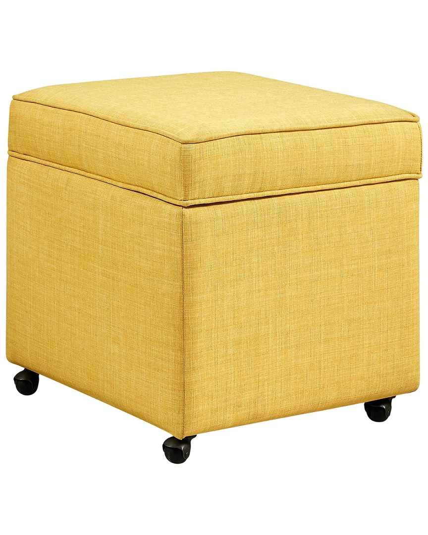 Inspired Home Martina Storage Ottoman Ottomans & Poufs