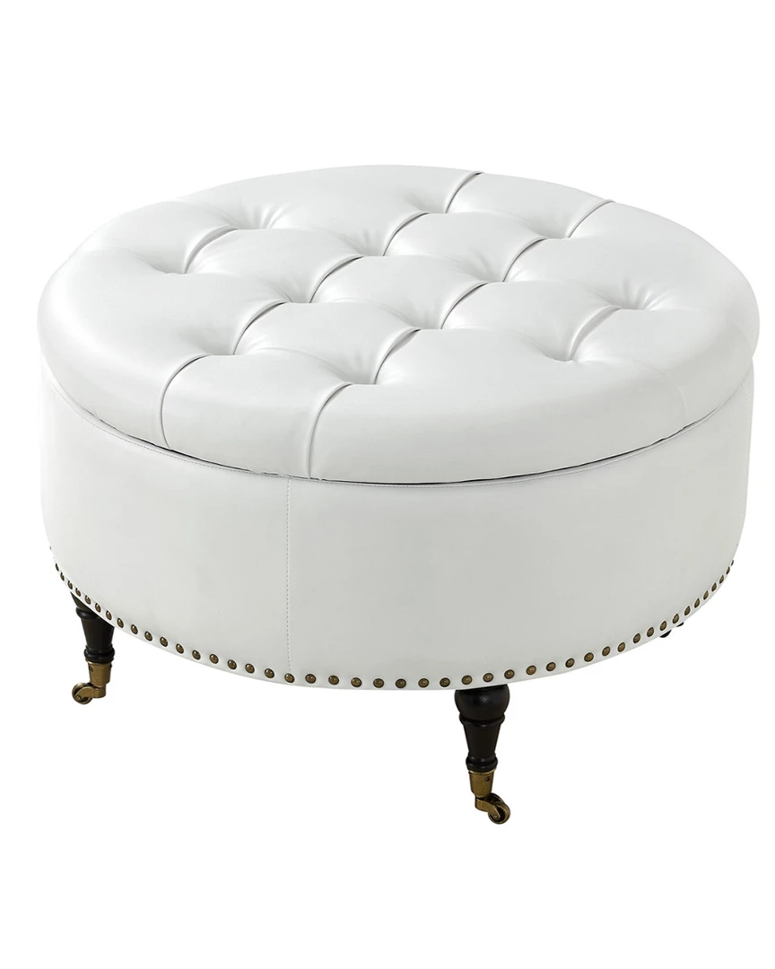 Inspired Home Amalia Storage Ottoman Ottomans & Poufs - Image 3