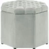 Inspired Home Gabriella Storage Ottoman Ottomans & Poufs