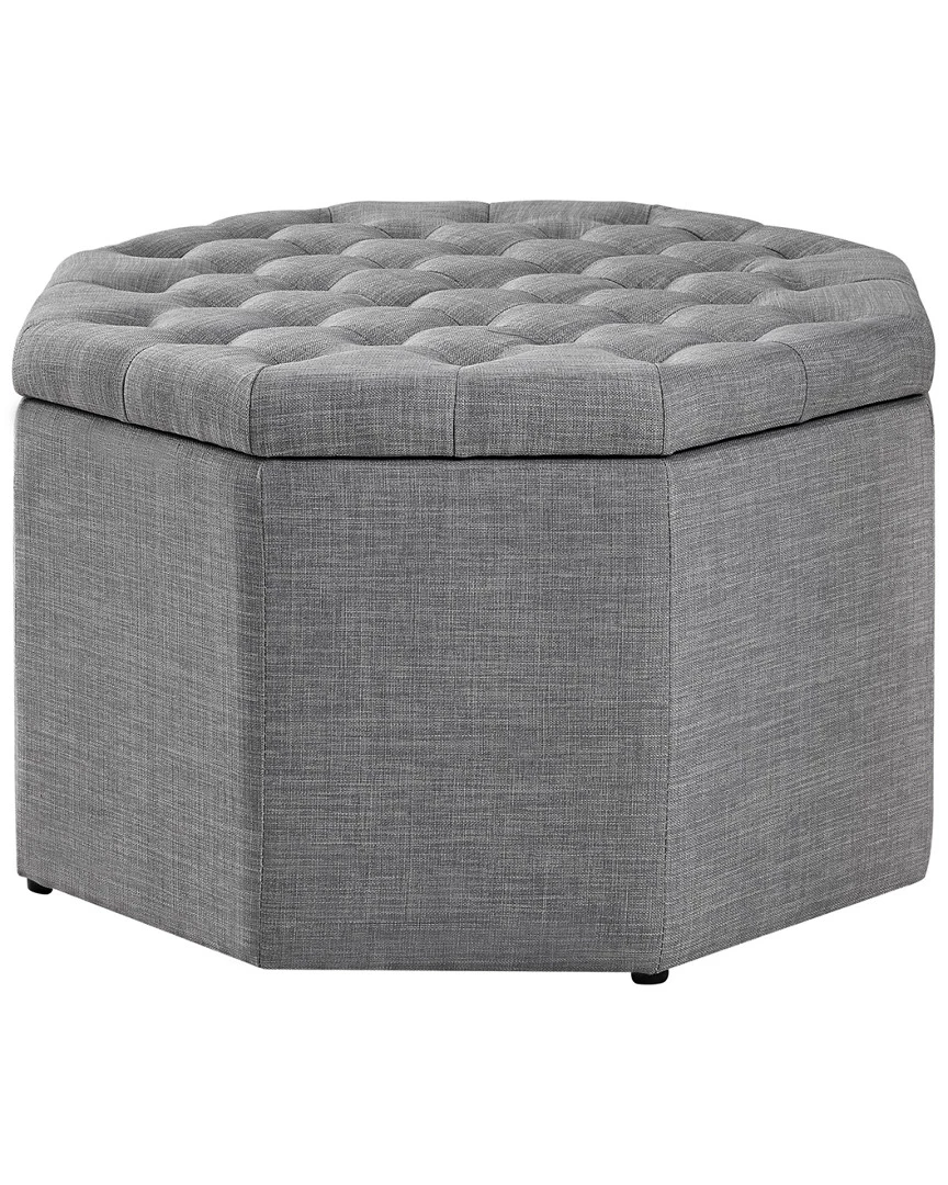 Inspired Home Romeo Storage Ottoman Ottomans & Poufs