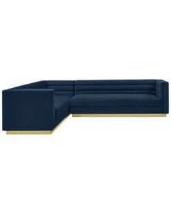 Inspired Home Aja Left Facing Corner Sectional Sofa Sofas & Sectionals