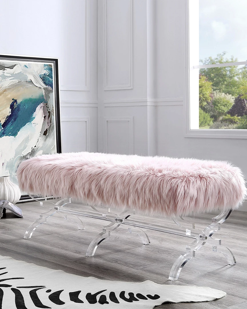 Inspired Home Laris Bench Accent Chairs - Image 2