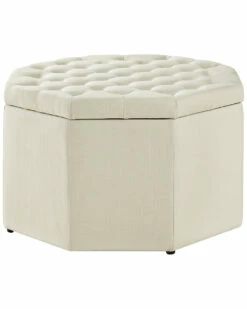 Inspired Home Romeo Storage Ottoman Ottomans & Poufs