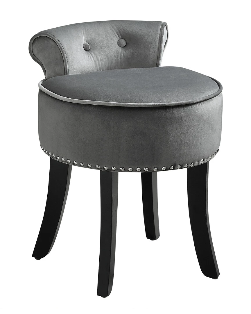 Inspired Home Odion Vanity Stool Accent Chairs