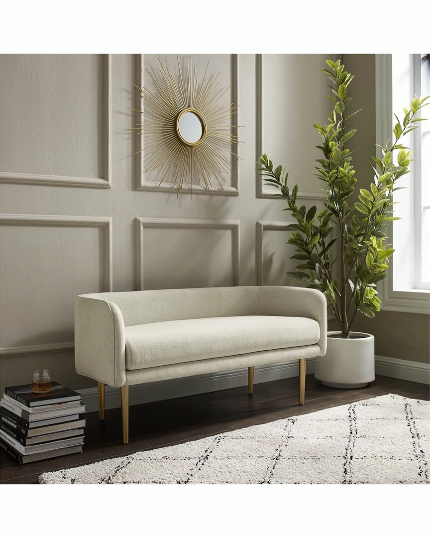 Inspired Home Meredith Bench Accent Chairs - Image 5