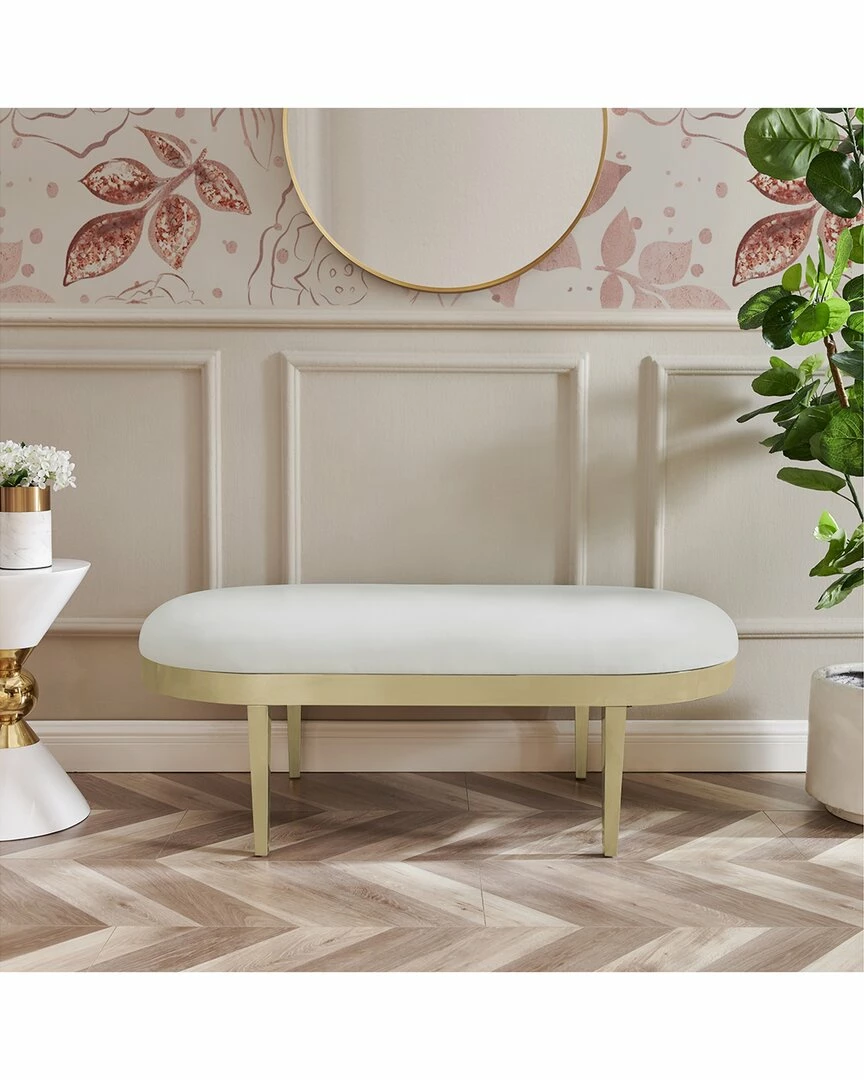 Inspired Home Demi Bench Accent Chairs - Image 4