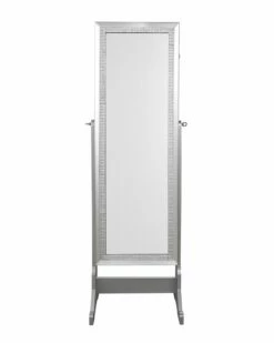 Inspired Home Mirabai Full Length Jewelry Cheval Armoire Dressers & Armoires Royal Champagne