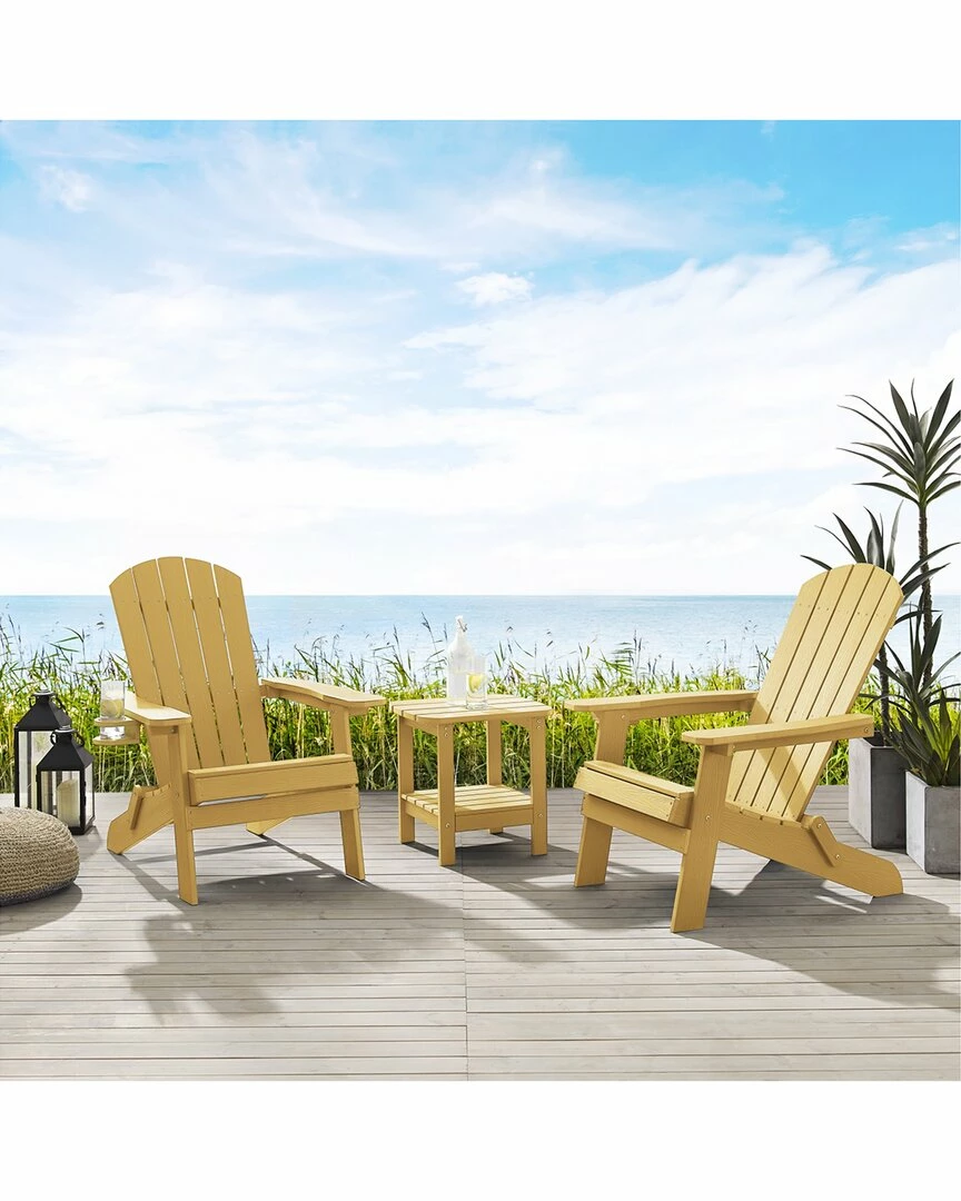 Inspired Home Rashawn Outdoor Adirondack Chair Seating - Image 2