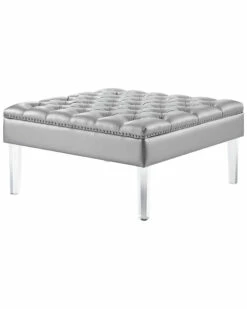 Inspired Home Coco Cocktail Ottoman Ottomans & Poufs